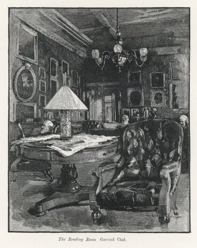 The Reading Room at the Garrick Club by English School