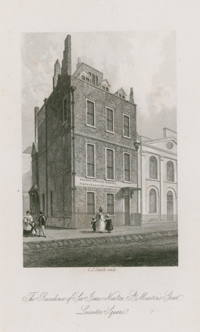 The residence of Sir Isaac Newton, St. Martin