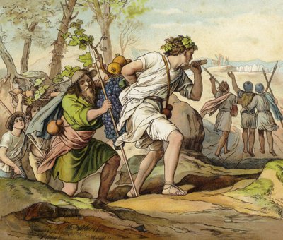 The Return of Joshua and Caleb by English School