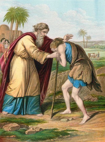 The Return of the Prodigal Son by English School
