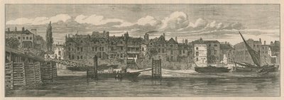 The Riverside of Old Chelsea by English School