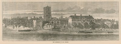 The Riverside of Old Chelsea by English School