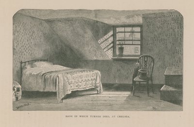 The Room in Which Artist J M W Turner Died by English School
