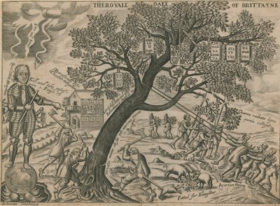 The Royal Oak of Britain by English School