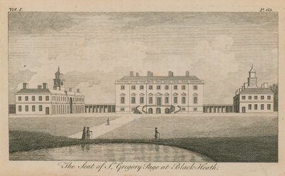 The Seat of Sir Gregory Page Turner by English School