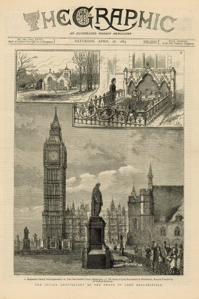 The Second Anniversary of the Death of Lord Beaconsfield by English School