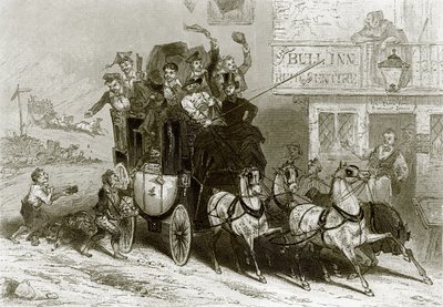 The stage coach by English School