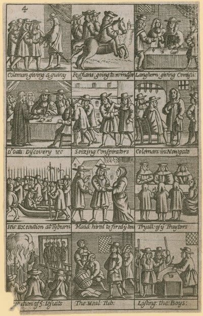 The story of Edward Coleman, tried for treason on 27 November 1678 by English School