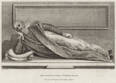 The Tomb of Edward Bruce, Lord Kinloss by English School