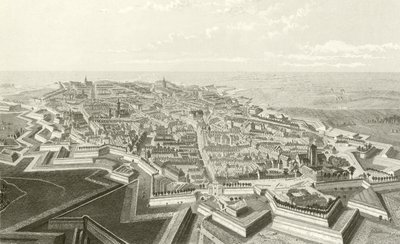 The Town and Fortress of Lille by English School