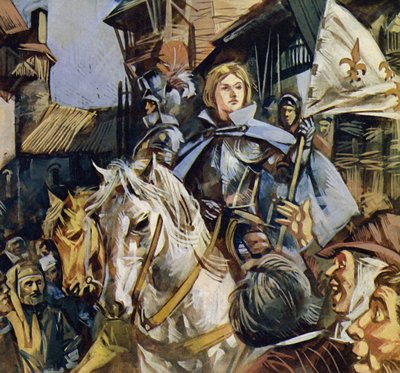 The townsfolk of Orleans were jubilant at the arrival of Joan by English School