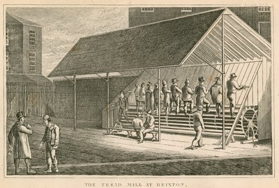 The Treadmill at Brixton Prison by English School