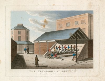 The Treadmill at Brixton Prison by English School