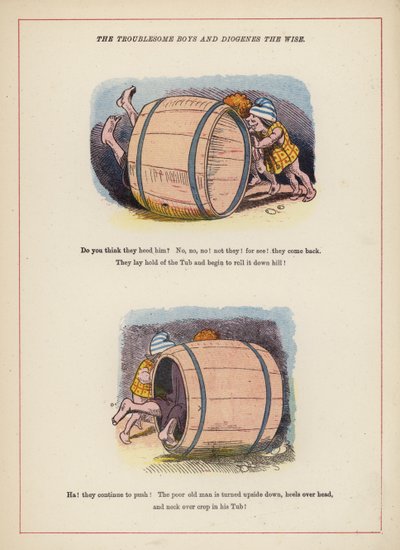 The Troublesome Boys and Diogenes the Wise by English School