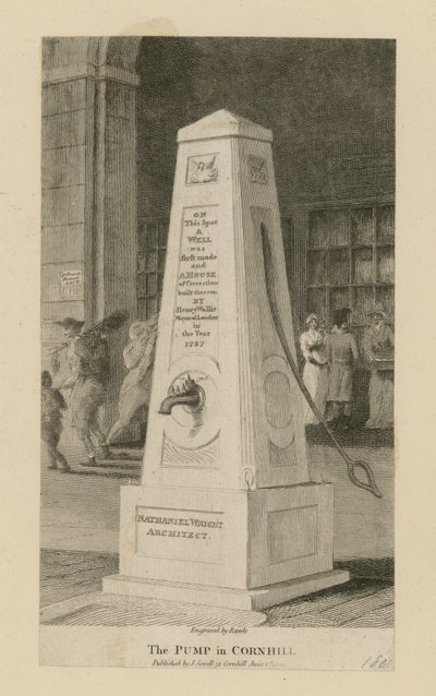 The Water Pump in Cornhill by English School