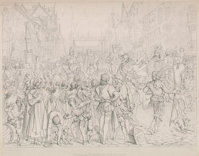 The Welcome of King Henry VI into London by English School