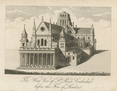 The west view of St Paul