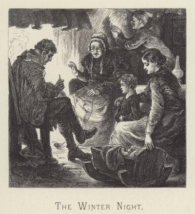 The winter night by English School