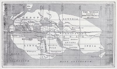 The world according to Eratosthenes, BC 220 by English School