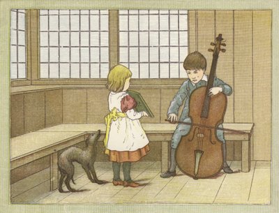 The Young Musician by English School