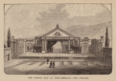 Theatre of the Oberammergau Passion play, Bavaria by English School
