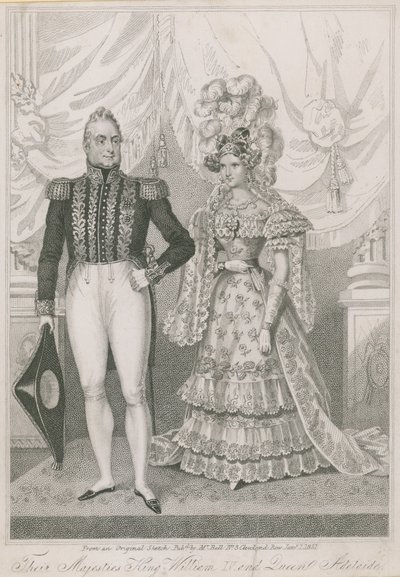 Their Majesties King William IV and Queen Adelaide by English School