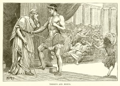 Theseus and Aegeus by English School