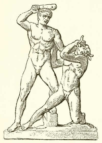 Theseus and the Minotaur by English School