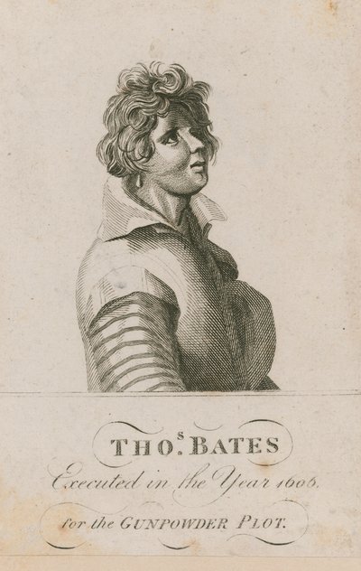 Thomas Bates, Executed in the Year 1606 for the Gunpowder Plot by English School