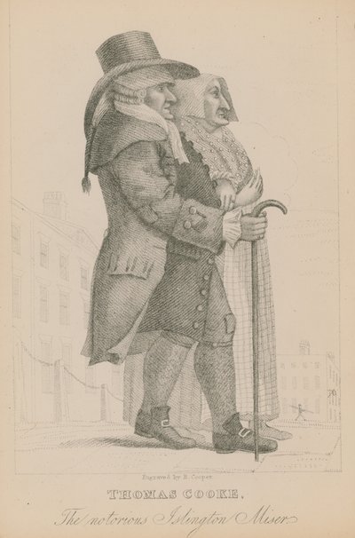 Thomas Cooke, the Notorious Islington Miser by English School