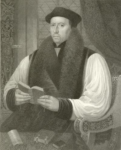 Thomas Cranmer, Archbishop of Canterbury by English School