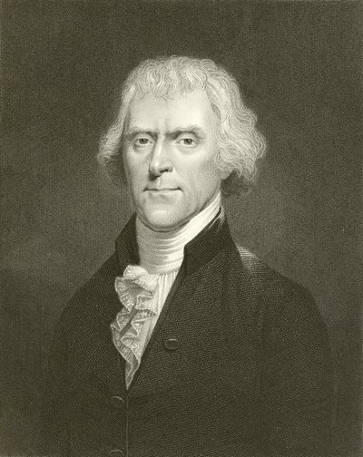 Thomas Jefferson by English School