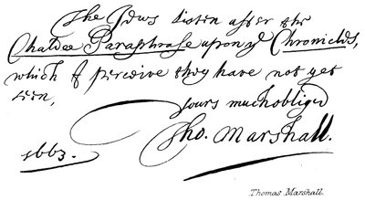 Thomas Marshall by English School