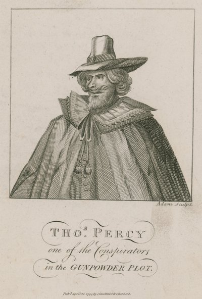 Thomas Percy, One of the Conspirators in the Gunpowder Plot by English School