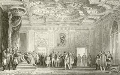 Throne Room, Fontainebleau by English School
