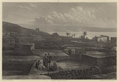 Tiberias, and the Sea of Galilee by English School