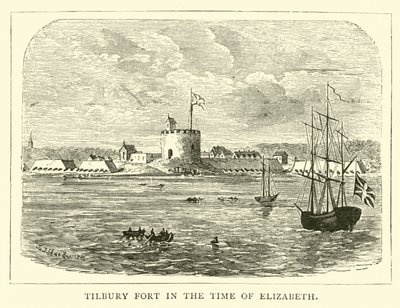 Tilbury Fort in the Time of Elizabeth by English School