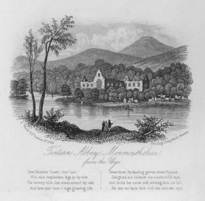 Tintern Abbey, Monmouthshire, from the Wye by English School