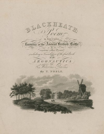 Title Page for Blackheath by English School