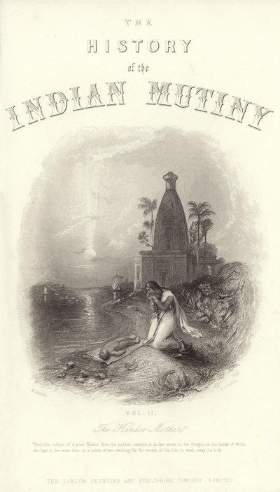 Title Page from The History of Indian Mutiny by English School