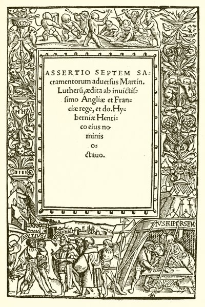 Title Page of Henry VIII