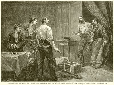 Together These Men Fled to Mr. Alcock