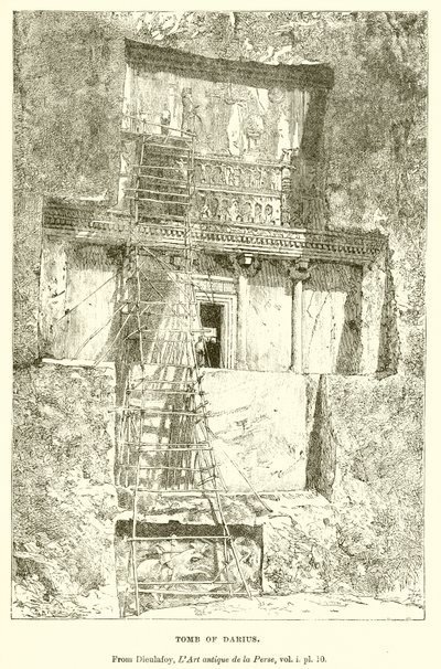 Tomb of Darius by English School