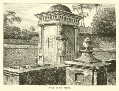 Tomb of Dr. Carey by English School