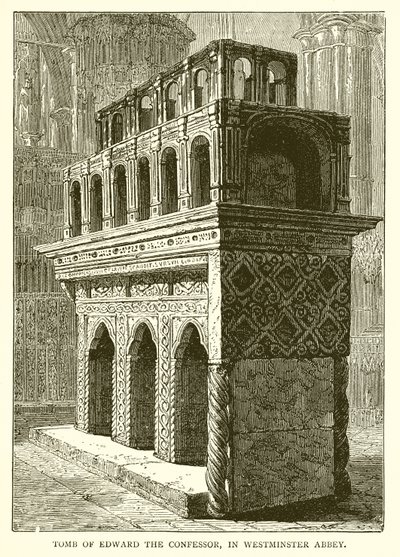 Tomb of Edward the Confessor, in Westminster Abbey by English School