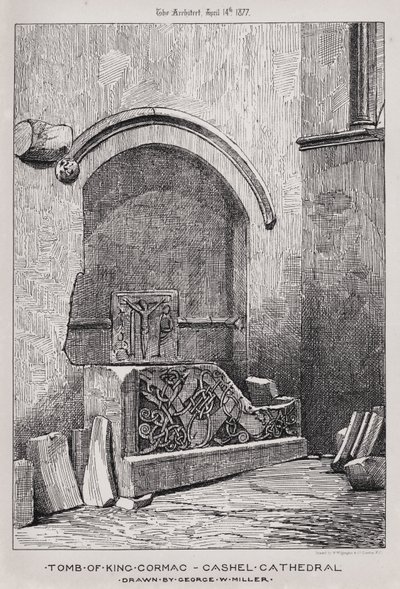 Tomb of King Cormac, Cashel Cathedral by English School
