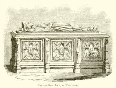 Tomb of King John, at Worcester by English School