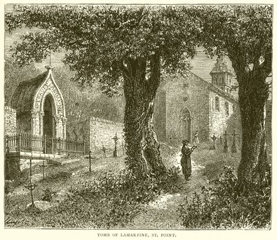 Tomb of Lamartine, St. Point by English School