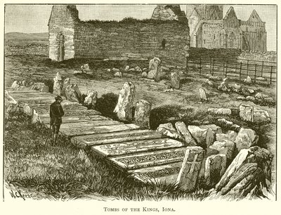 Tombs of the Kings, Iona by English School