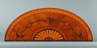 Top of a Demi-Lune table, c.1775 by English School